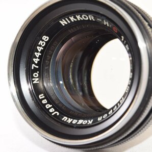 ★極上品★ Nikon ニコン NIKKOR-H・C 5cm 50mm F2 Sマウント ブラック 2404104の画像8