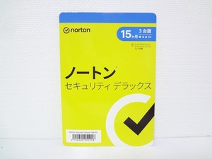  unused goods si man Tec Norton security Deluxe 15 months 3 pcs version 