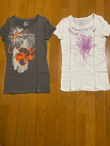 アメリカンイーグルTシャツ　2枚セットSとM