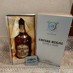 【未開栓】CHIVAS REGAL EXTRA SIZE シーバスリーガル 12年 スコッチ ウイスキー 1000ml 43% 古酒 リーフレット/箱付き　1A-1-0417-IWA-10