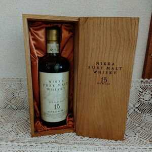 NIKKA PURE MALT WHISKYニッカ ピュアモルト ウイスキー 北原酒 15年 750ml 43% 国産 箱入 未開栓 古酒 　1B-2-0417-IWA-14