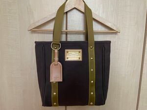 【極美品】LOUIS VUITTON ルイヴィトン アンティグア カバMM キャンバストートバッグ