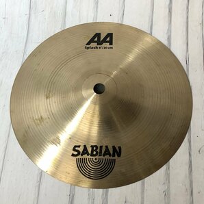 m001 I(80) SABIAN セイビアン AA SPLASH 8”/20cm スプラッシュ シンバル Meinl マイネル ハイハット タンバリン パール シンバルホルダーの画像2