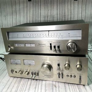 m002L E4(120) Technics テクニクス ステレオアンプ ステレオチューナー SU-7700Ⅱ ST-7700ⅡFM/AM プリメインアンプ 2台セット 現状品