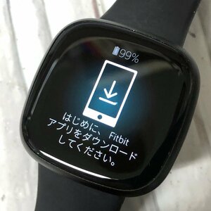 m001 T4(60) Fitbit Versa 3 スマートウォッチ ブラック FB511 フィットビット バーサ3