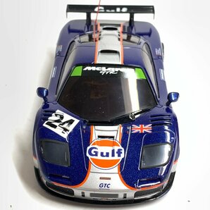 f001 M 9.京商 ラジコン R/C Mini-z ミニッツ マクラーレン F1 GTR ガルフ レーシング McLaren F1 GTR #24 現状品の画像2