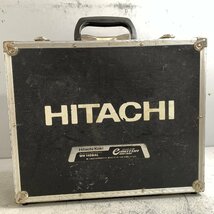 f001 E HITACHI 日立 インパクトドライバー WH-14DBAL 工具 DIY 日立工機 HiKOKI コードレス 充電器 ケース付き ジャンク_画像9