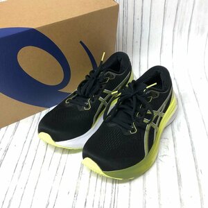 m001 G(80) 美品 ASICS アシックス ゲルカヤノ30 ランニングシューズ 27cm ブラック×グローイエロー F580323 GEL-KAYANO 30