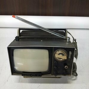 s001 A3 ソニー SONY 小型 白黒テレビ トランジスタ テレビジョン レシーバー 5-303 通電可 現状品の画像1