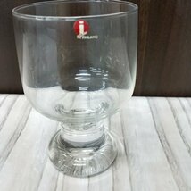 s001 K4 イッタラ iittala 足付きグラス レンピ Lempi 高さ11cm、径6.8cm 5個 まとめ セット 現状品_画像2