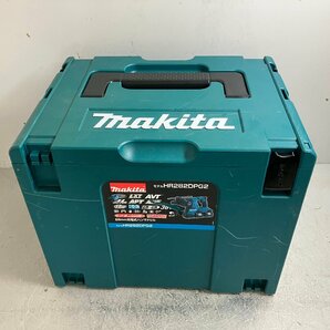 f001 E makita マキタ 28mm 充電式 ハンマドリル HR282D バッテリー×2 BL1860B 電動工具 DIY 動作品の画像9