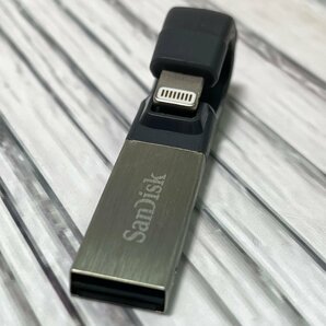 m002 H5(10) SanDisk iXpand Slim フラッシュドライブ 128GB R06Z004A au+1collection 記憶メモリ 中古の画像3