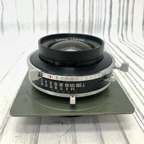 s001 A3.4 保管品 COMPUR 3 Schneider KREUZNACH Symmar 1:5,6/240mm レンズ汚れ有り 中古の画像2