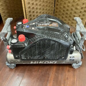 f001 MI HITACHI HiKOKI 日立 ハイコーキ 高圧 エアーコンプレッサー EC1445H3 エアツール エアーツール 工具 大工 DIY 動作品