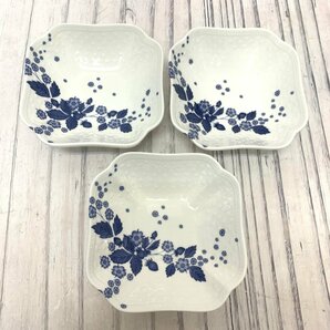 s001 K4 保管品 ウェッジウッド ストロベリーブルーム インディゴ 盛皿 直径約14cm WEDGWOOD STRAWBERRY BLOOM INDIGO 洋食器 中古の画像1