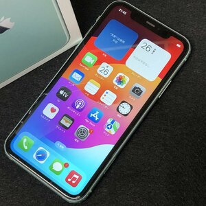 m001 Z2(60) SIMフリー iPhone11 128GB グリーン MWLK2LL/A A2111 海外版 稼動品 ジャンク ガラス割れ アイフォン スマートフォン