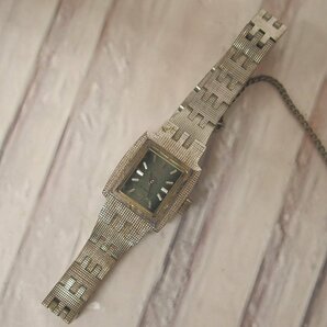 f002 Z1 ラドー RADO レディース腕時計 手巻き 17石 スクエア 2針 アンティーク ジャンク 不動品 ネコポス385円の画像4