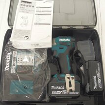 f002 KAI 新品 makita マキタ 18V 充電式 インパクトドライバー TD173DRGX B ブラック 6.0Ah バッテリー 充電器 電動工具_画像1