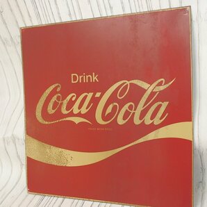 f002 F2 Coca-Cola 看板 コカ・コーラ ホーロー看板 装飾 壁掛 インテリア コレクション レトロの画像3