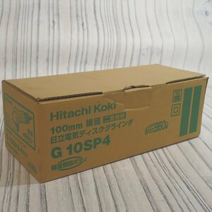 f002 A3 4.新品未使用 Hitachi Koki 日立電気ディスクグラインダ G10SP4 100mm 細径 電動工具