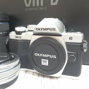 f002 Y5 OLYMPUS オリンパス OM-D E-M10 Mark III ミラーレス一眼 デジタルカメラ 14-42mm 1:3.5-5.6 40-150mm 1:4-5.6 箱付きジャンク品