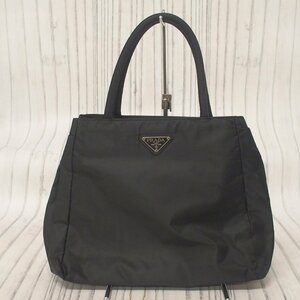 f002 2Fbag プラダ PRADA レディース トートバッグ ハンドバッグ ナイロン 三角ロゴ 黒 ブラック