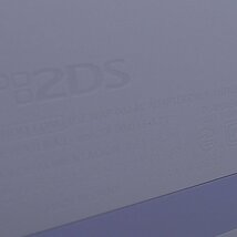 f002 Y1 任天堂 Nintendo ニンテンドー 2DS WAP-002 パープル 本体のみ タッチペン有り 通電確認済み 充電コードありません。_画像4