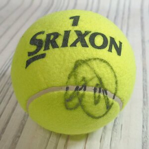 f002 E2 ノバク・ジョコビッチ（Novak Djokovic) 直筆サイン入りテニスボール サイン用 テニス ジャンボボール 投げ込み 投げ入れ