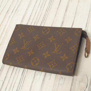 f002 Y2 LOUIS VUITTON ルイヴィトン M47546 モノグラム ポッシュ トワレット15 メイクポーチ マルチケース 小物入れ ブラウン系