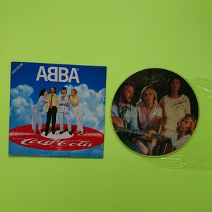 EP(ピクチャー盤、コカ・コーラ)/ABBA〈SLIPPING THROUGH MY FINGERS〉