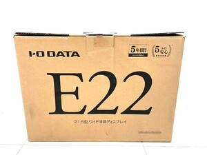 【え沖】 ☆ 未使用品 IO DATA E22 21.5型 ワイド液晶 ディスプレイ 箱入り モニター MDZ01MNB57