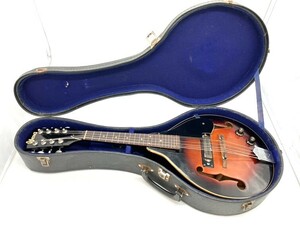 【え沖】 ☆ 希少 Ibanez アイバニーズ エレキマンドリン 星野楽器 弦楽器 マンドリン ハードケース付き 70年代 MDZ01MNB04