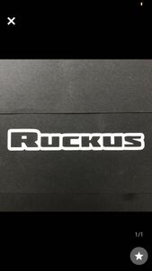 赤色2枚　Ruckus カッティングステッカー 縦2cm横12cm ZOOMER ズーマー USDM JDM 北米仕様 ラッカス