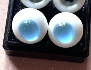 12mm グラスアイ ドール用　ディーラー スーパードルフィー ボークス SD 人形の目　薄い青　ブルー 球体関節人形 創作人形　ビスクドール