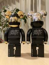 【超希少】BE＠RBRICK 400% DAFT PUNK 2PACK ＨUMAN AFTER ALL Ver. ベアブリック ダフトパンク2体セット メディコムトイ　箱無_画像2