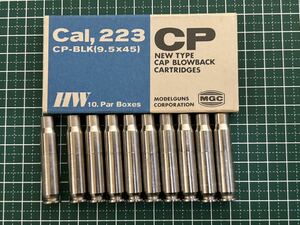 MGC CAL 223 CP HW New カートリッジ 10発　カート　モデルガン用　銀色　青白箱　/マルシン　タナカ　コクサイ　マルイ　M92 