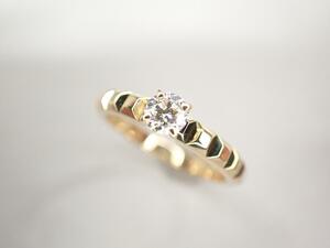 7/Beauty Busheron K18YG Kurdo Paris Diamond Solidtible Ring Ring