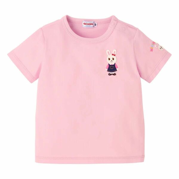 【新品】ミキハウス 半袖Tシャツ うさこ ラベンダー ピンク サイズ130
