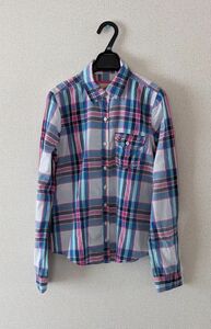 HOLLISTER　チェックシャツ　爽やか　М