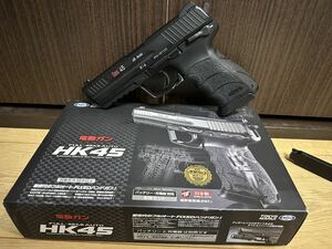 【中古現状品】★東京マルイ HK45 18歳以上 電動ハンドガン100連マガジン付き