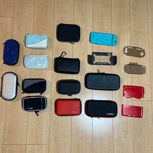 * together 15 piece * nintendo * Sony * Nintendo Switch/Lite/DS/3DS LL/PSP/EXword etc. * storage case * silicon cover * various equipped * resale * stock 