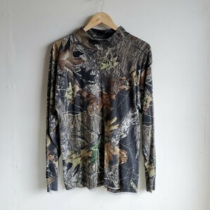 399◆USA製 BROWNING リアルツリー カモ柄 長袖 ロンT sizeL 中古 USED 古着 Tシャツ 総柄 カモフラージュ