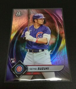 MLB 2022年topps BOWMAN PLATINUM 鈴木誠也(カブス)ルーキーカード！No,75。