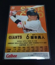 2024年カルビー 第1弾 坂本勇人(巨人)スターカード！No,S-07。_画像2