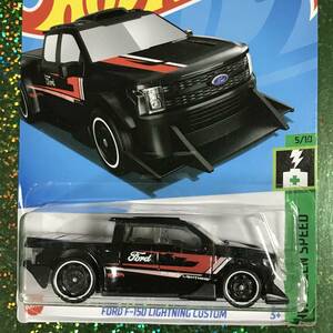 [A-37K.] FORD F-150 LIGHTNING CUSTOM, ブラック, 2024年Ｇアソート,24Ｇ、2024G　, ベーシックカー【ホットウィール】