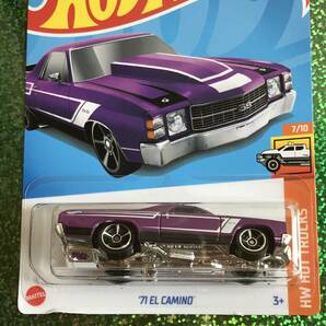 [E_132V] '71 EL CAMINO, ベーシックカー【ホットウィール】の画像1