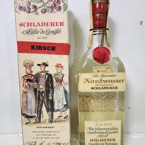 □[未開栓]SCHLADERER Kirschwasser シュラドラー キルシュワッサー ブランデー 箱付き 700ml 45%の画像1