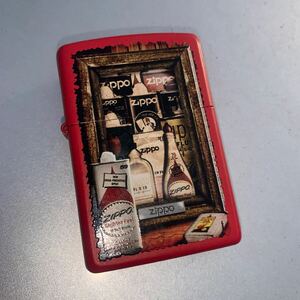 ジッポー ZIPPO オイルライター Zippo 喫煙具 赤　1円スタート