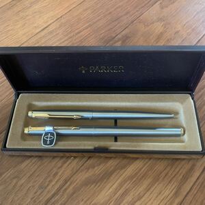  fountain pen Parker knock type ballpen dead stock PARKER