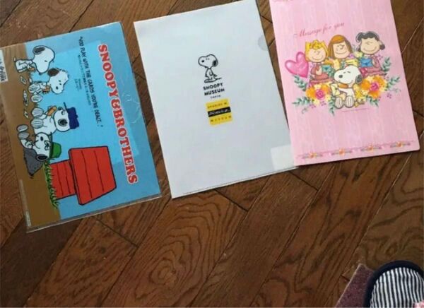 クリアファイル スヌーピー 3枚セット